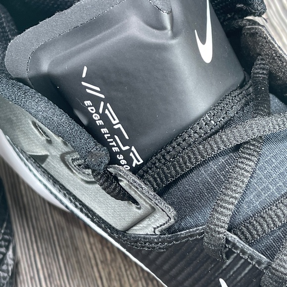 Nike Vapor Edge Elite 360 2 Cleats Black/White/Anthracite mens DA5457-001 - Picture 7 of 8